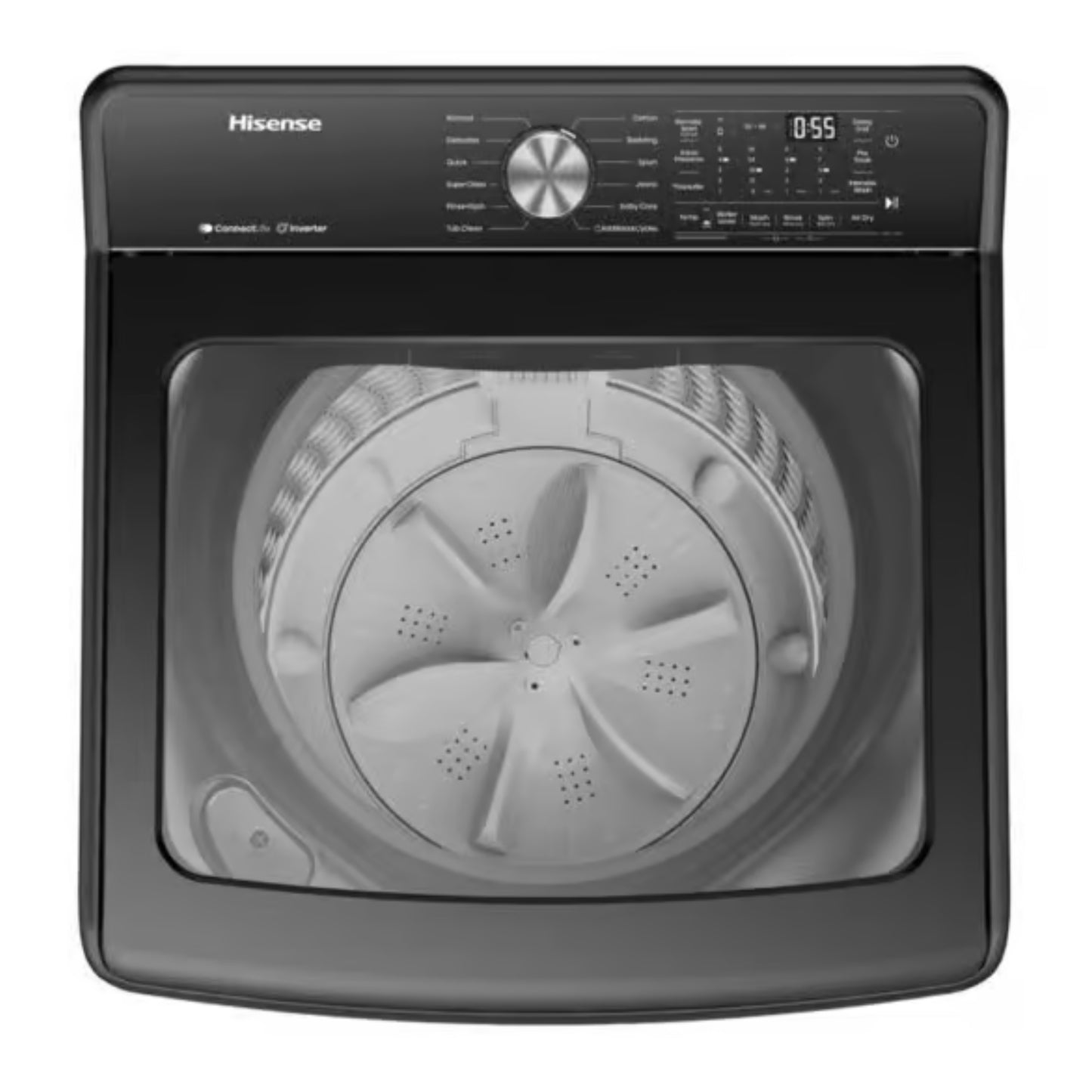 Hisense 18Kg Top Loader - Titanium Silver - WT5T1825DT