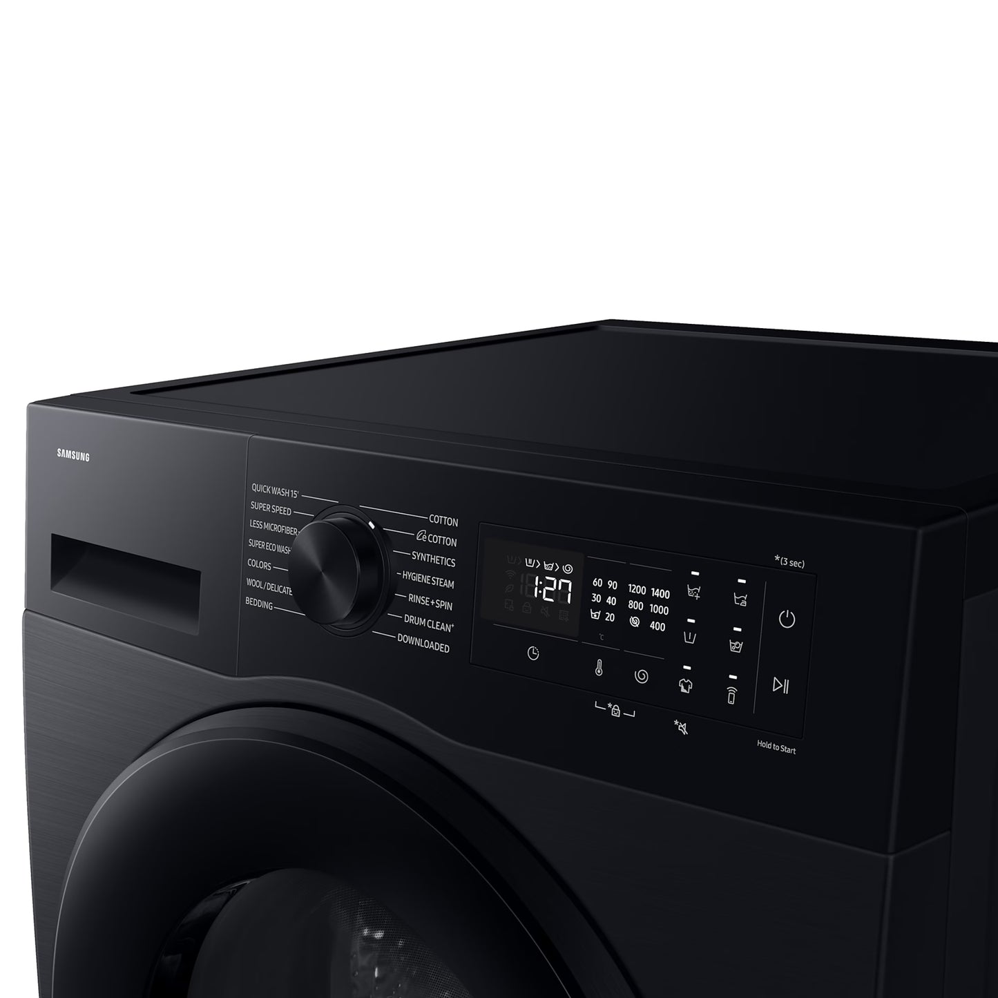 Samsung 11kg Front Loader Washing Machine - Black - WW11CGC04DABFA