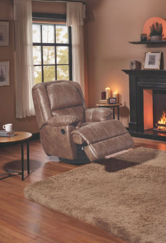Alpine Raphael Recliner - Genuine Leather Uppers