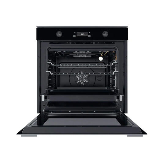 Whirlpool 60cm Electric Oven 6th Sense - Black - W7OM54H