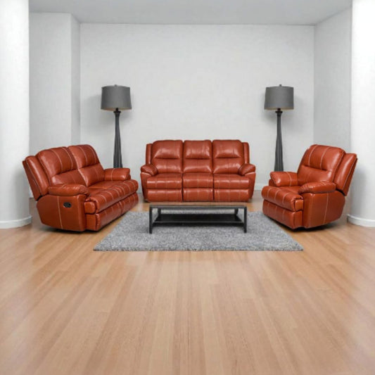 Baltimore 3.2.1 5 Motion Lounge Suite - Genuine Leather
