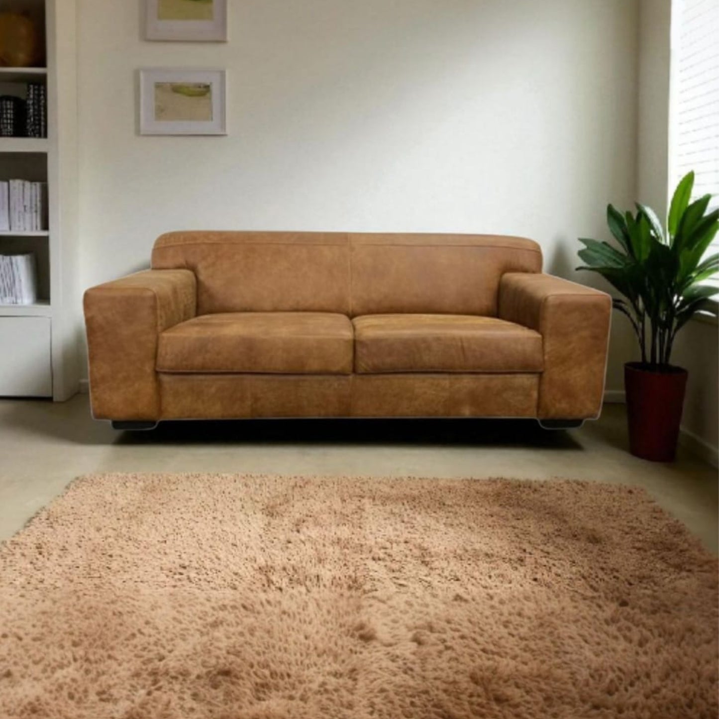 Barbados 3 Div Couch - Genuine Leather