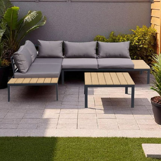 Belize 3 Piece Corner Patio Lounge Suite