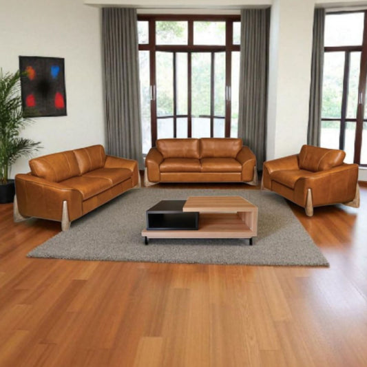 Oakley 3.2.1 Lounge Suite - Genuine Leather