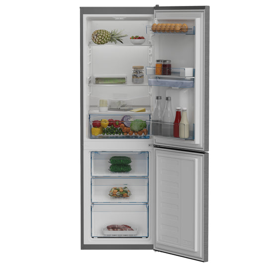 Defy 264L Combi Fridge/Freezer With Water Dispenser - Metallic - DAC475