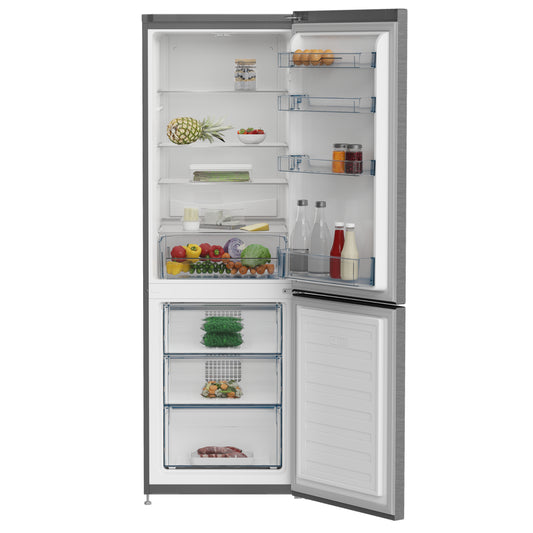 Defy 350L Combi Fridge/Freezer - Metallic - DAC622