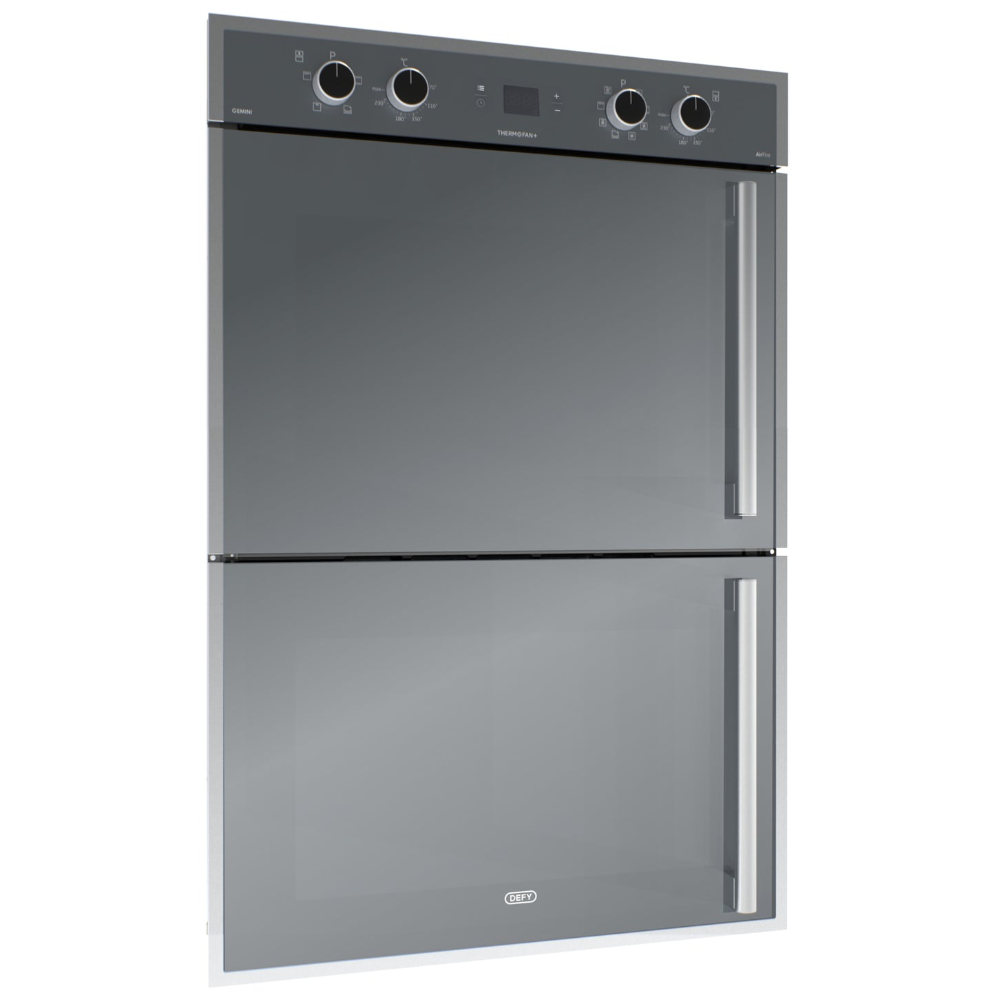 Defy Gemini Gourmet Chef Double Oven - DBO768 - Black