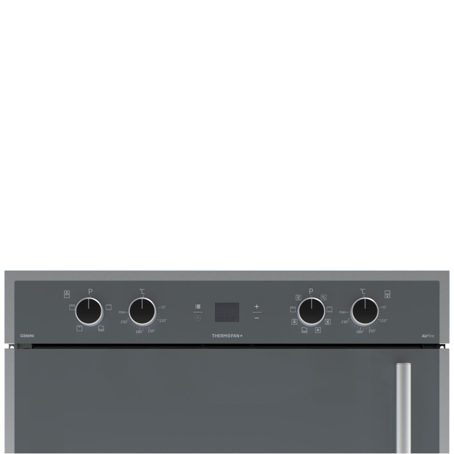 Defy Gemini Gourmet Chef Double Oven - DBO768 - Black