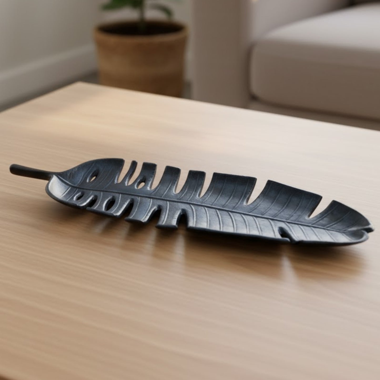 Decorative Tray Black ORN45 - Ismails Furnishers