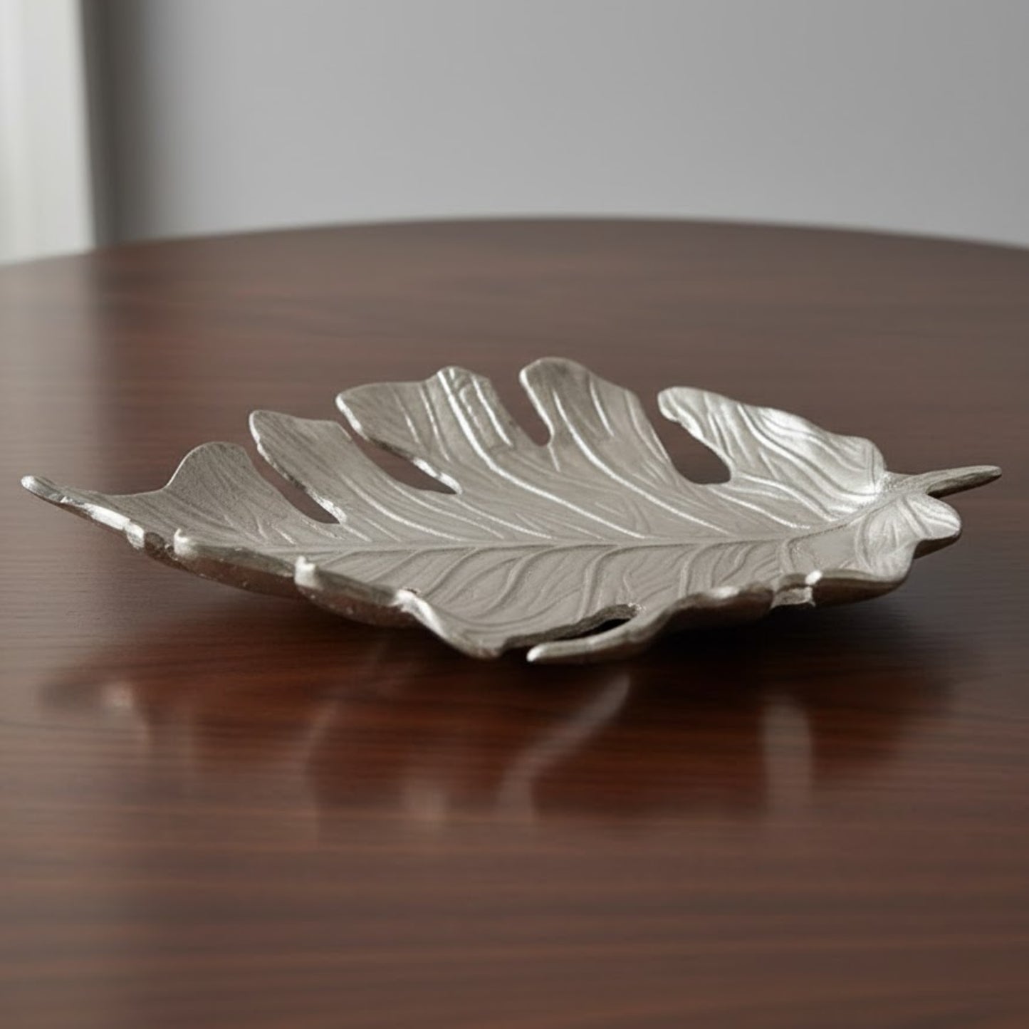 Decorative Tray Silver ORN46 - Ismails Furnishers