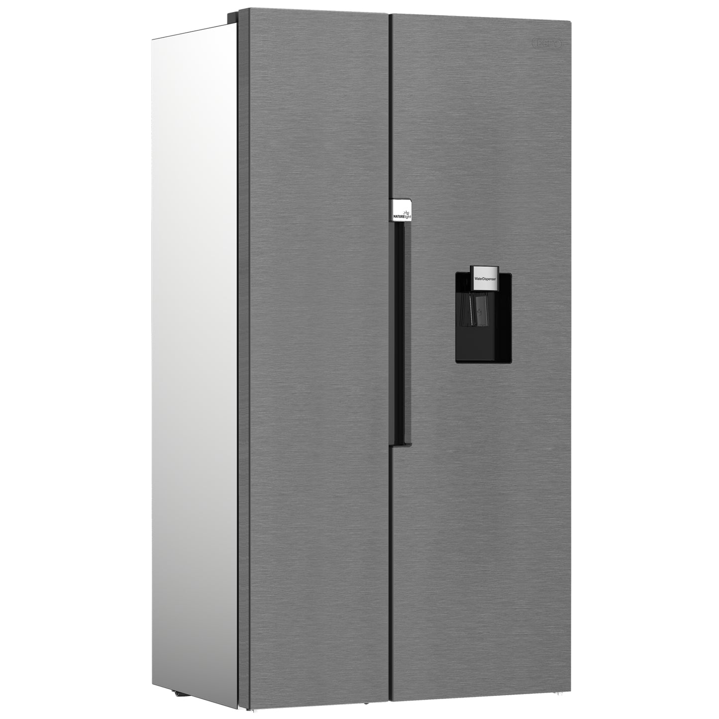 Defy 555L Fridge / Freezer Side By Side With Water Dispenser - Metallic - DFF547