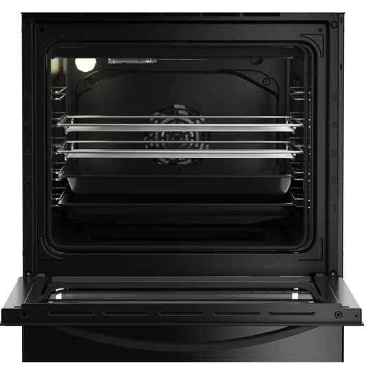 Defy 60cm 2 Elec + 2 Gas Free Standing Stove - Black - DGS606