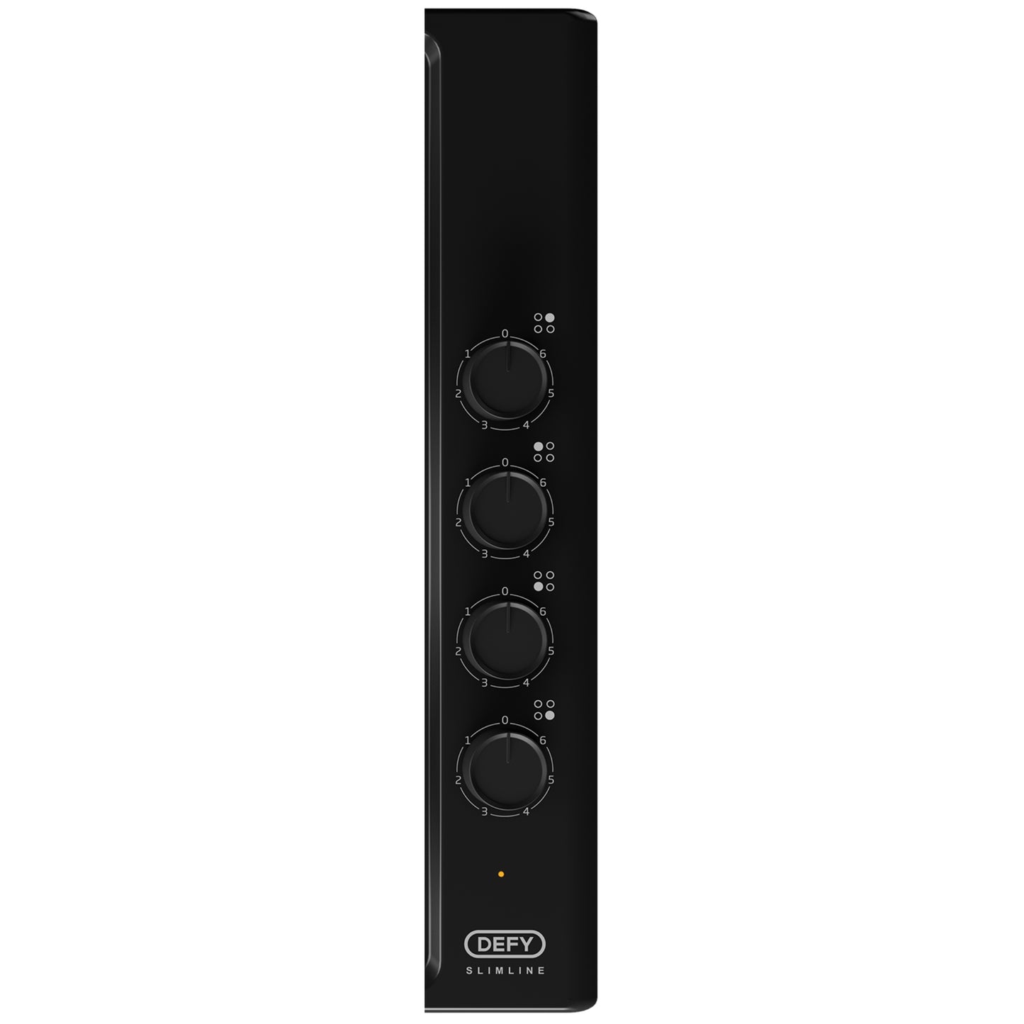 Defy 60cm 4 Solid Plate Built-in Hob Black - DHD398