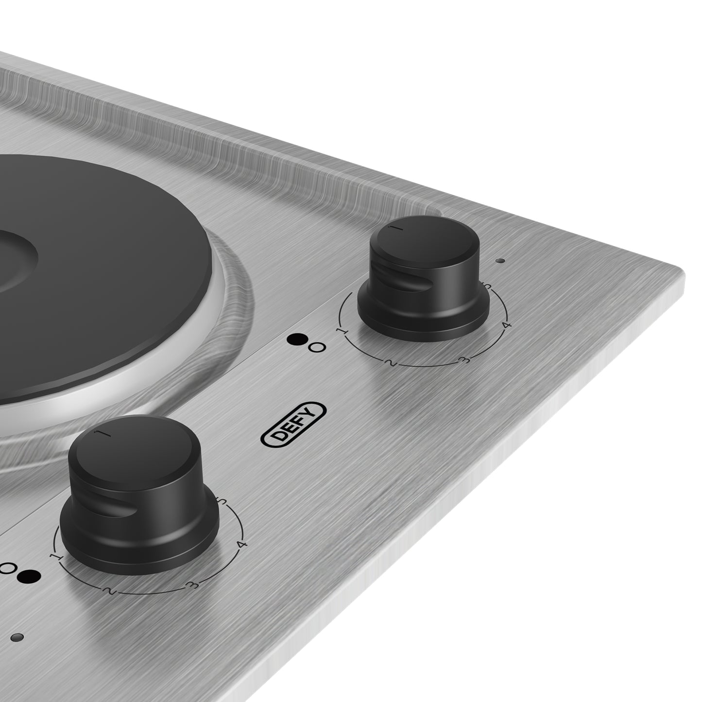 Defy 30cm 2 Solid Plate Built-in Hob - Stainless Steel - DHD401