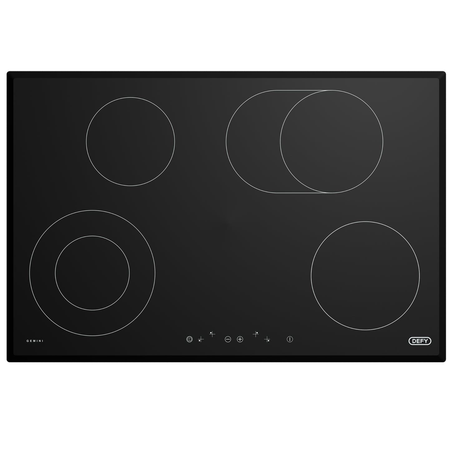 Defy 77cm 4 Plate Ceran Built-in Hob - DHD417