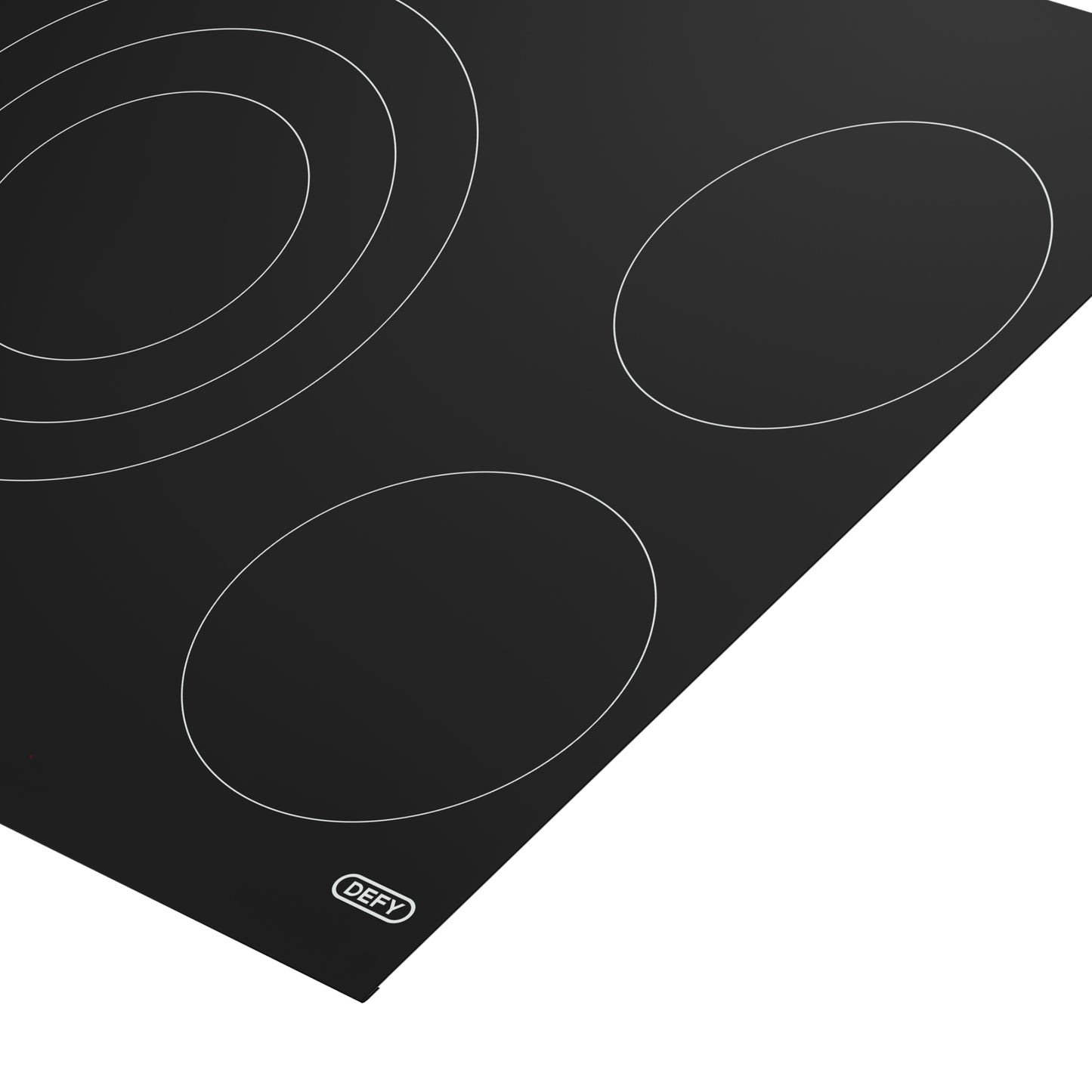 Defy 5 Plate Ceran Built-in Hob Black - DHD514