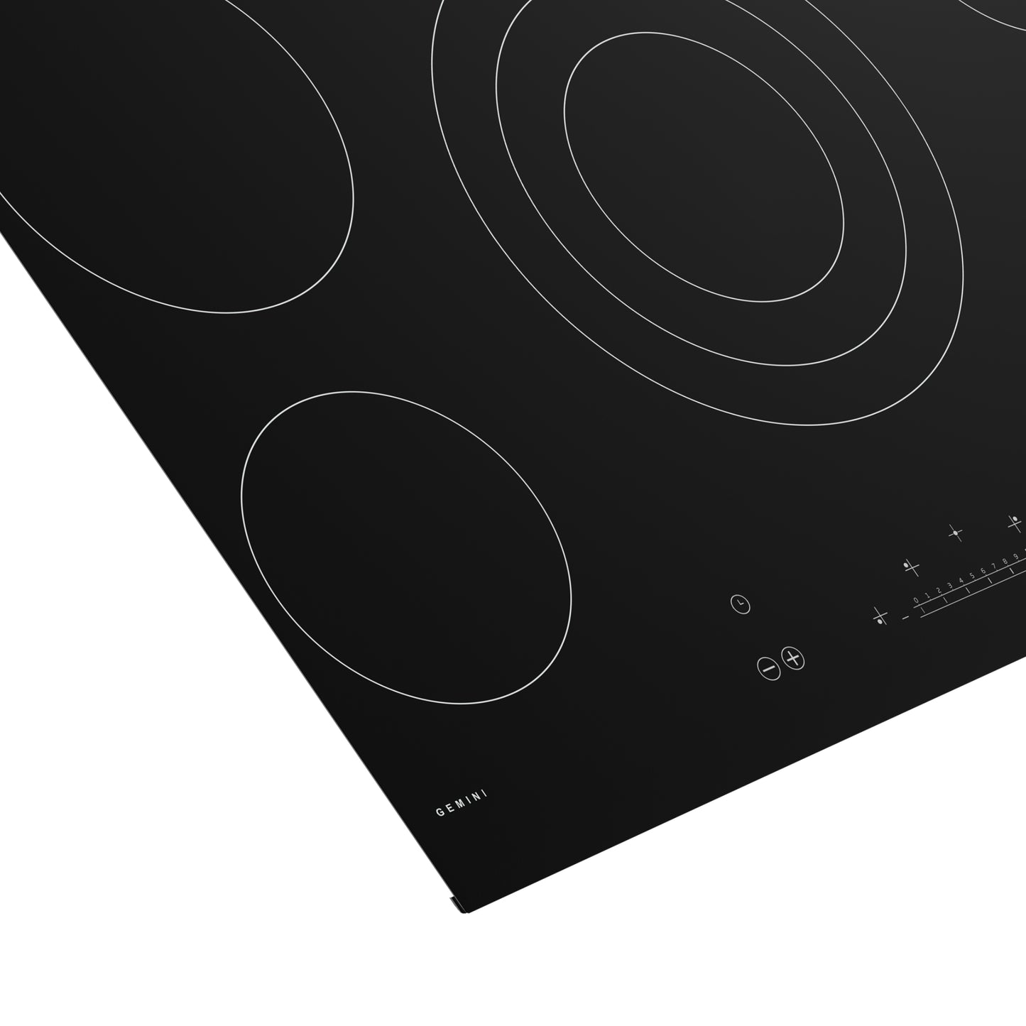 Defy 5 Plate Ceran Built-in Hob Black - DHD514