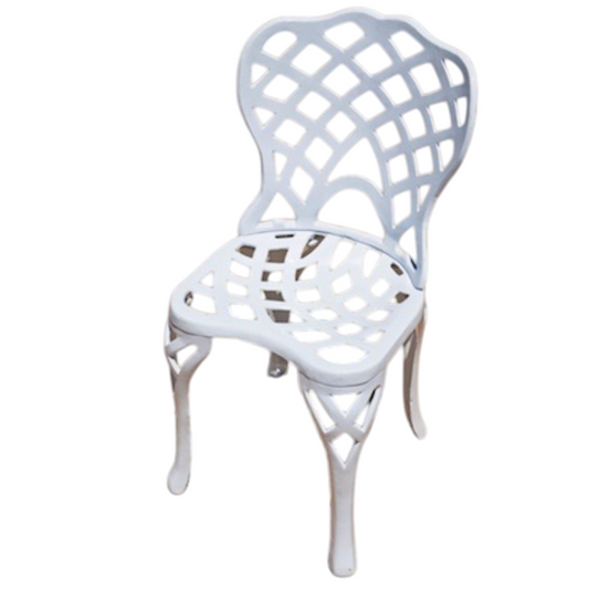 Diamond No Arm Small Chair - Cast Iron