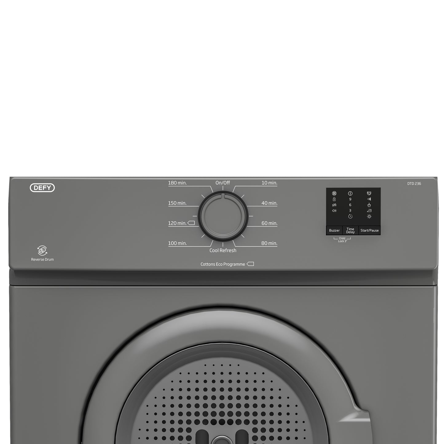 Defy 6kg Tumble Dryer - DTD236 - Manhattan Grey