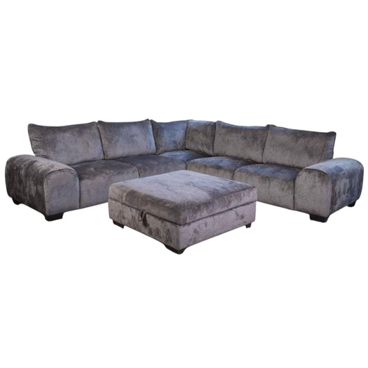 Loft 3 Piece Corner Lounge Suite - Fabric