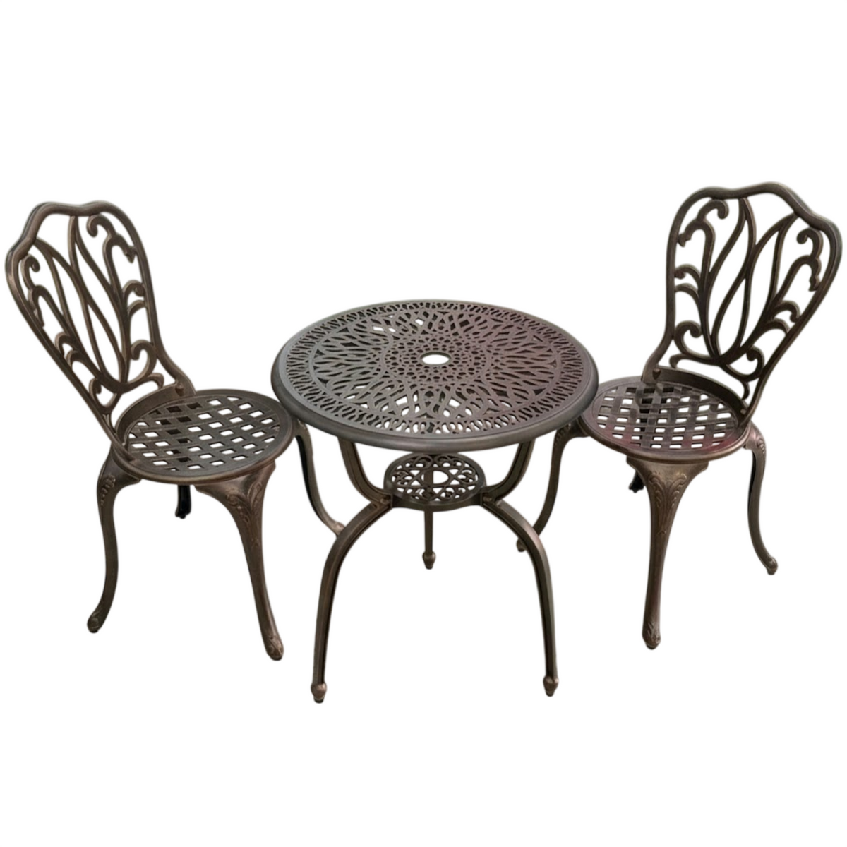 Elizabeth Patio 3Pc Set - Cast Aluminium