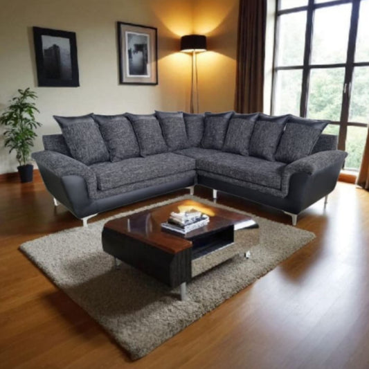 Gabby 3 Piece Corner Lounge Suite - Fabric