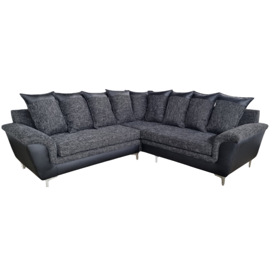 Gabby 2 Piece Corner Lounge Suite - Fabric