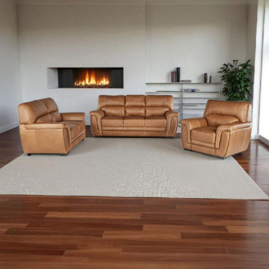 Alpine Havannah 3.2.1 Lounge Suite - Genuine Leather