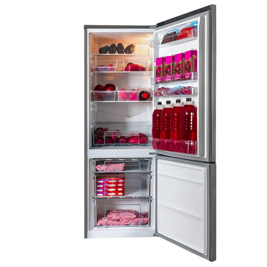 KIC 314L Combi Fridge/Freezer - Grey - KBF635GR