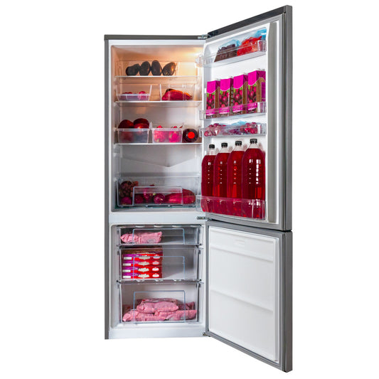 KIC 314L Combi Fridge/Freezer - Grey - KBF635GR