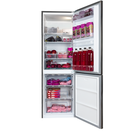 KIC 344L Combi Fridge/Freezer - Grey - KBF639GR