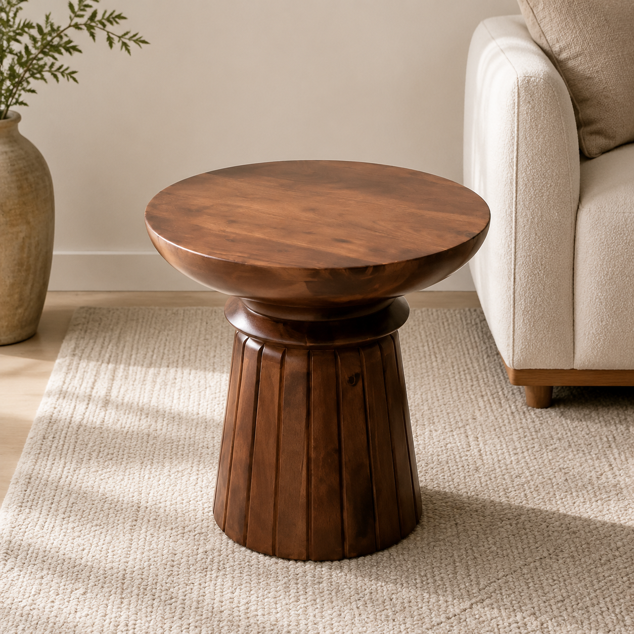 Tavi Side Table - Acacia Wood
