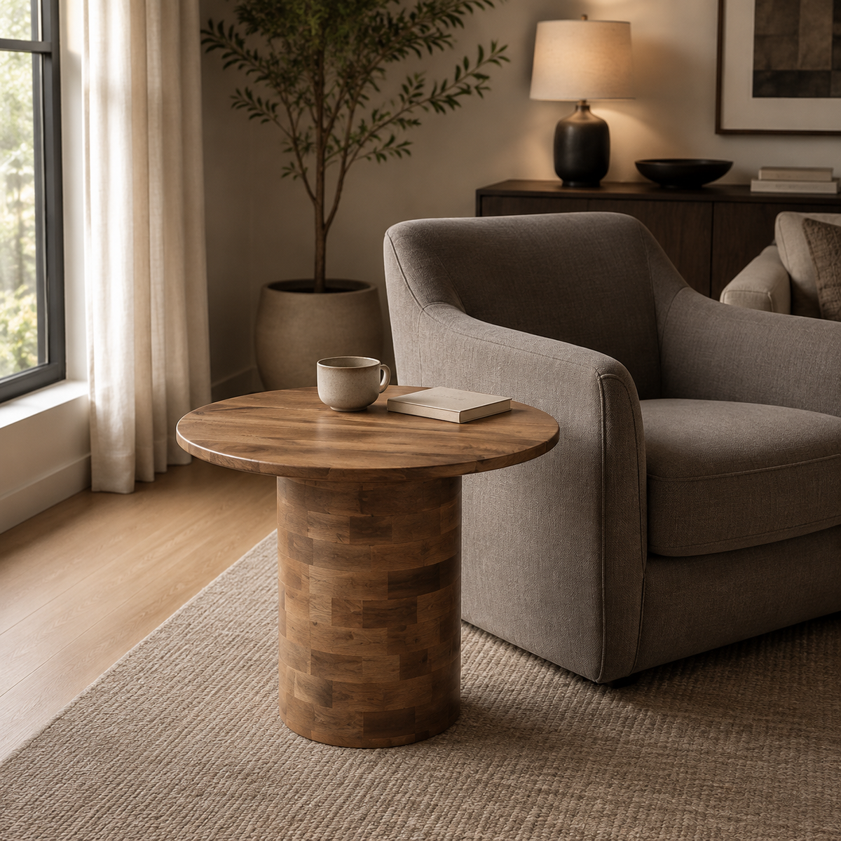 Luno Round Side Table