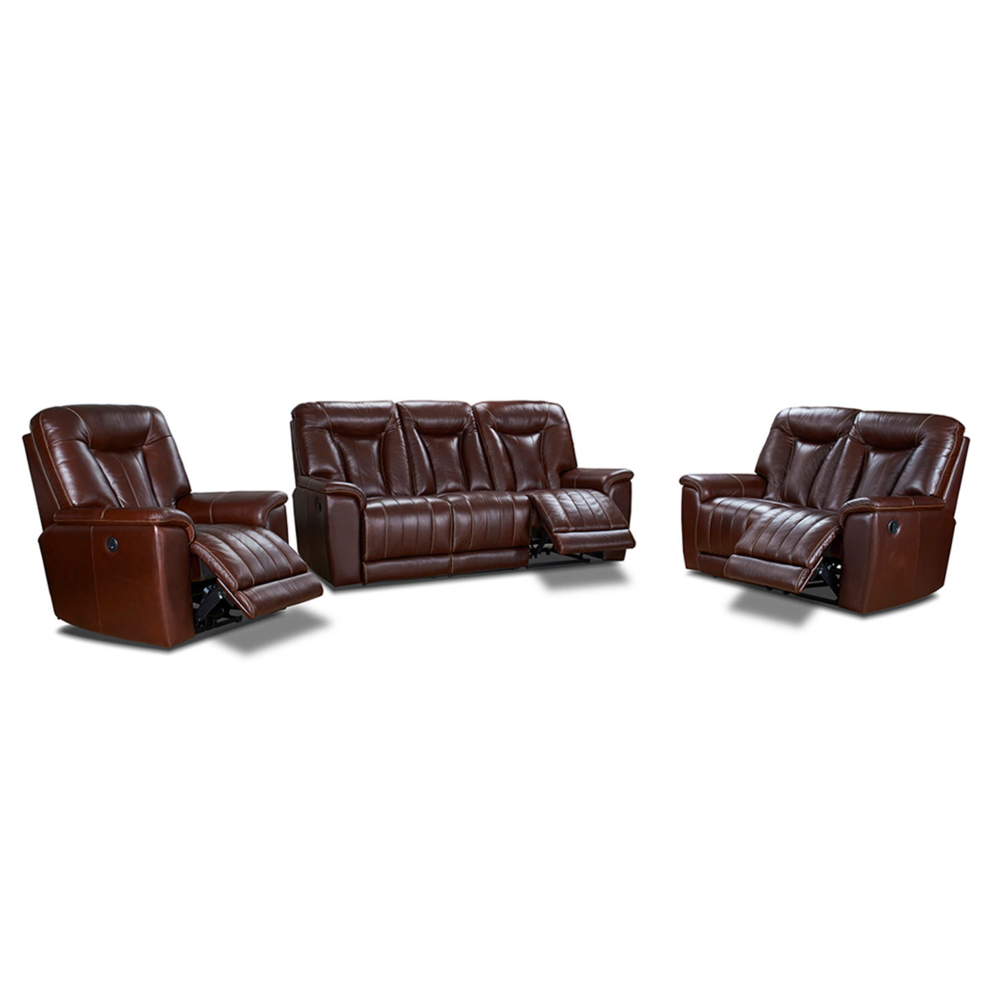Lazboy Invictus 3.2.1 5 Motion Lounge Suite - Genuine Leather