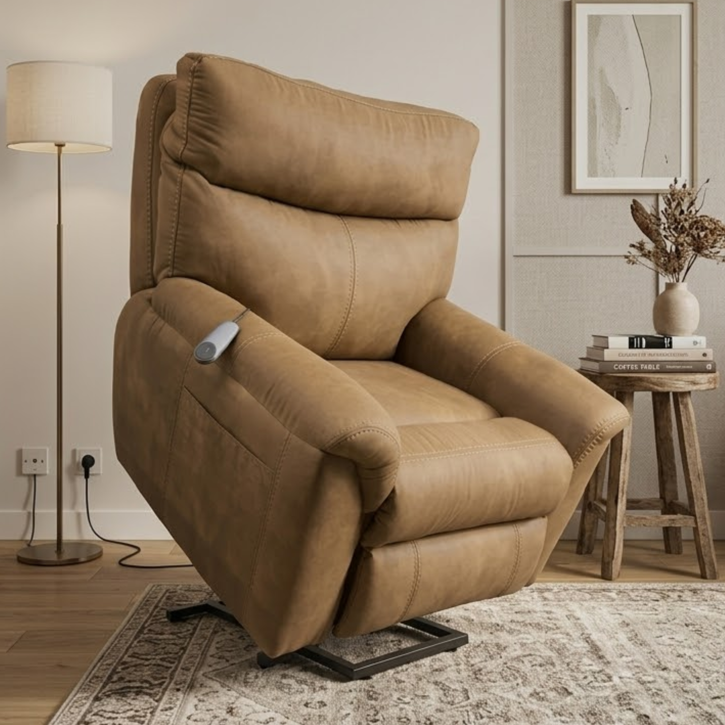 Johnston Hi-lift Recliner - Fabric