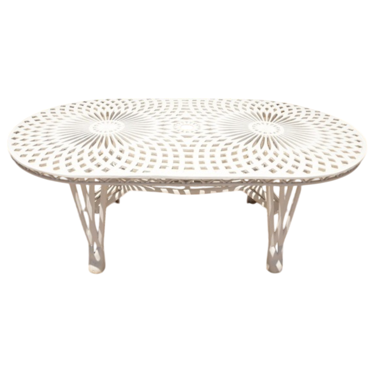 King Diamond Patio Square Table 185cmx100cm - Cast Iron