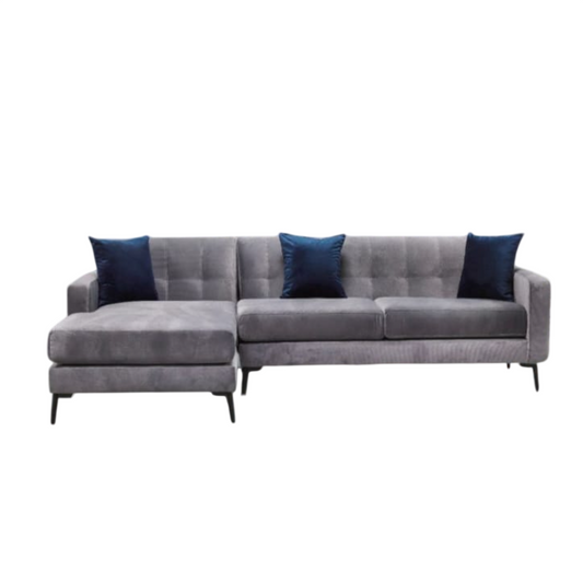 Lisa 2 Piece Corner Lounge Suite With Daybed - Fabric