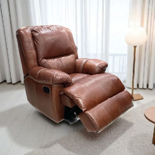Alpine Manchester Recliner - Genuine Leather