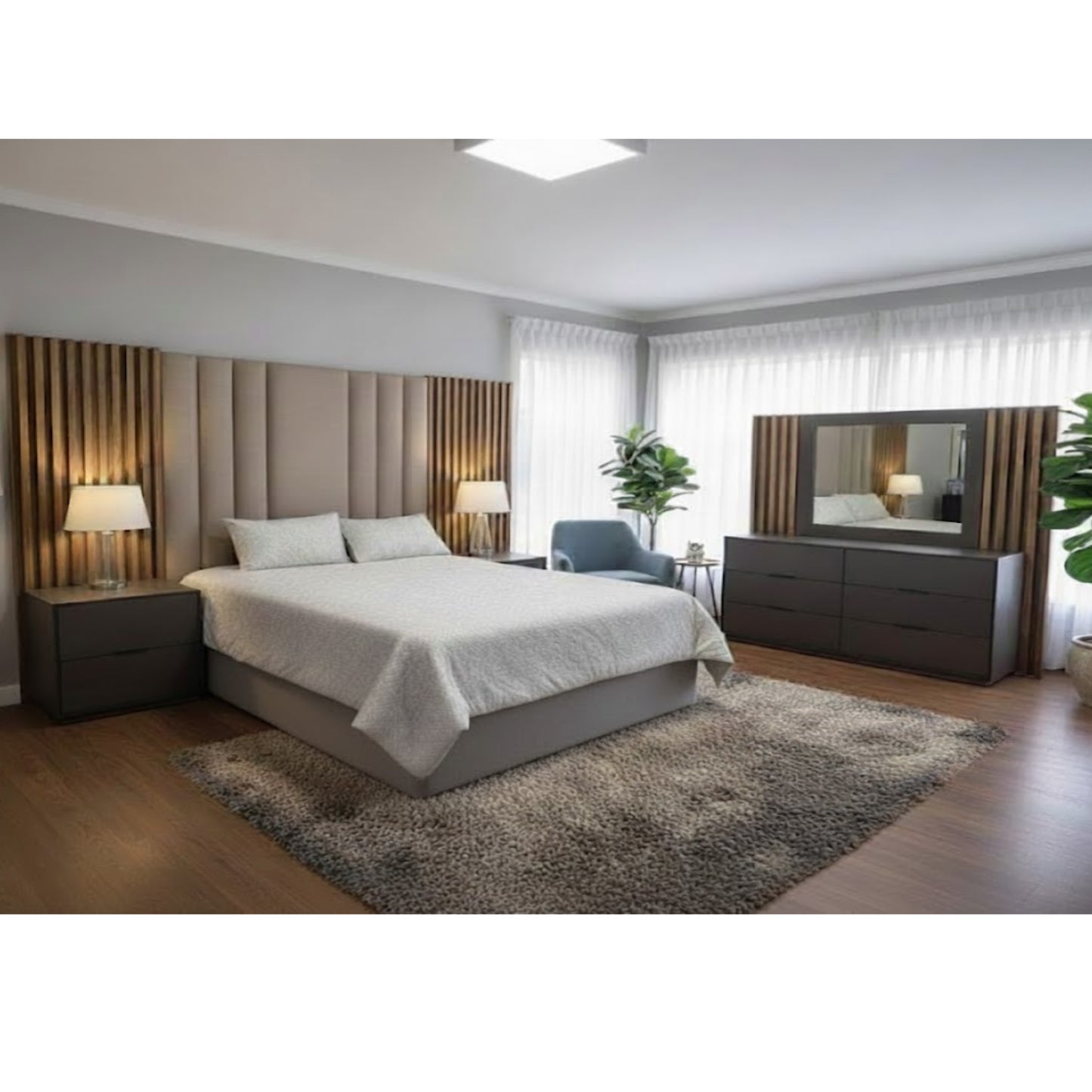 Mia 5 Piece Bedroom Suite