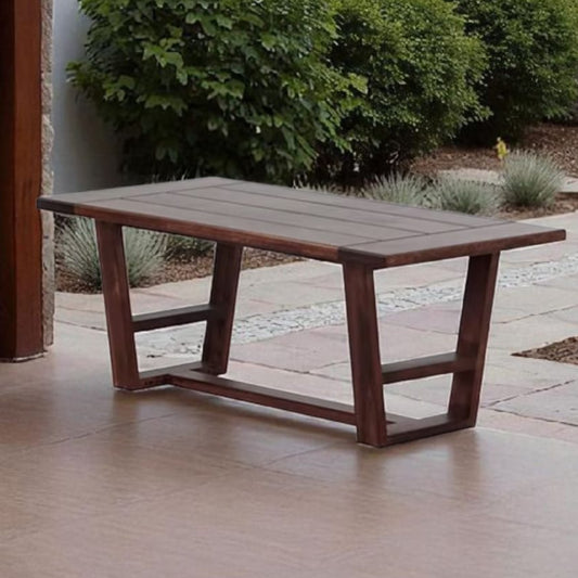 Patio Coffee Table - Oak Biscuit