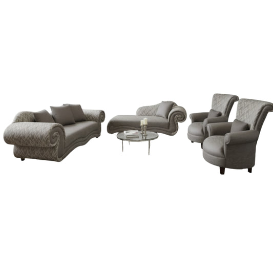 Premier 4 Piece Lounge Suite Fabric - Ismails Furnishers