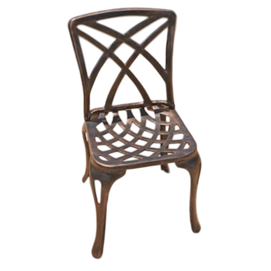 Rainbow No Arm Small Chair - Cast Iron