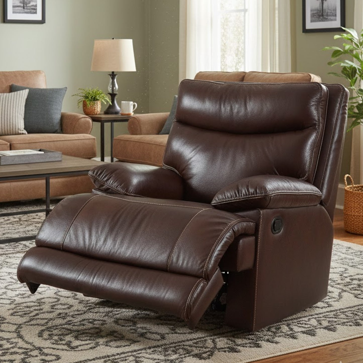 Alpine Ranger Recliner - Genuine Leather
