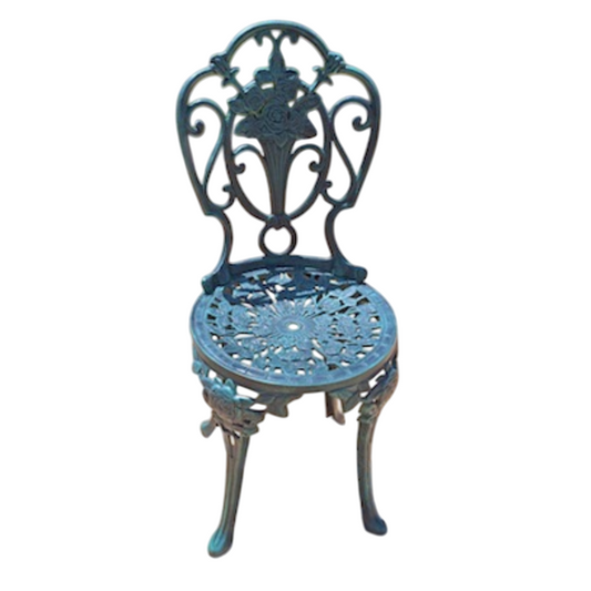 Rose Patio Small Chair - Cast Iron