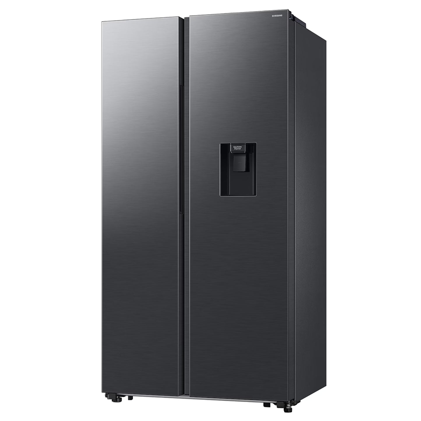 Samsung 560L Side by Side Fridge/Freezer With Water Dispenser - Gentle Matt Black - RS57DG4100B4FA