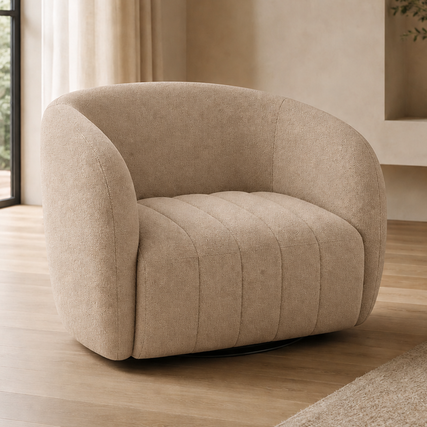 Grafton Sassy Fluted Occasional Chair - Fabric