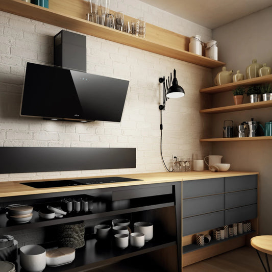 Elica 90cm Vertical Extractor - Black -10/SHIRE90