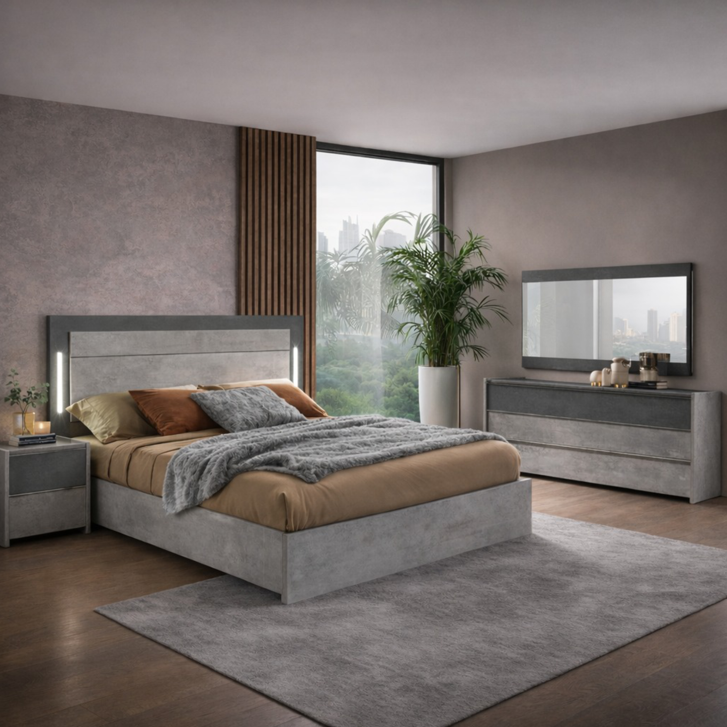 Sole 6 Piece Bedroom Suite