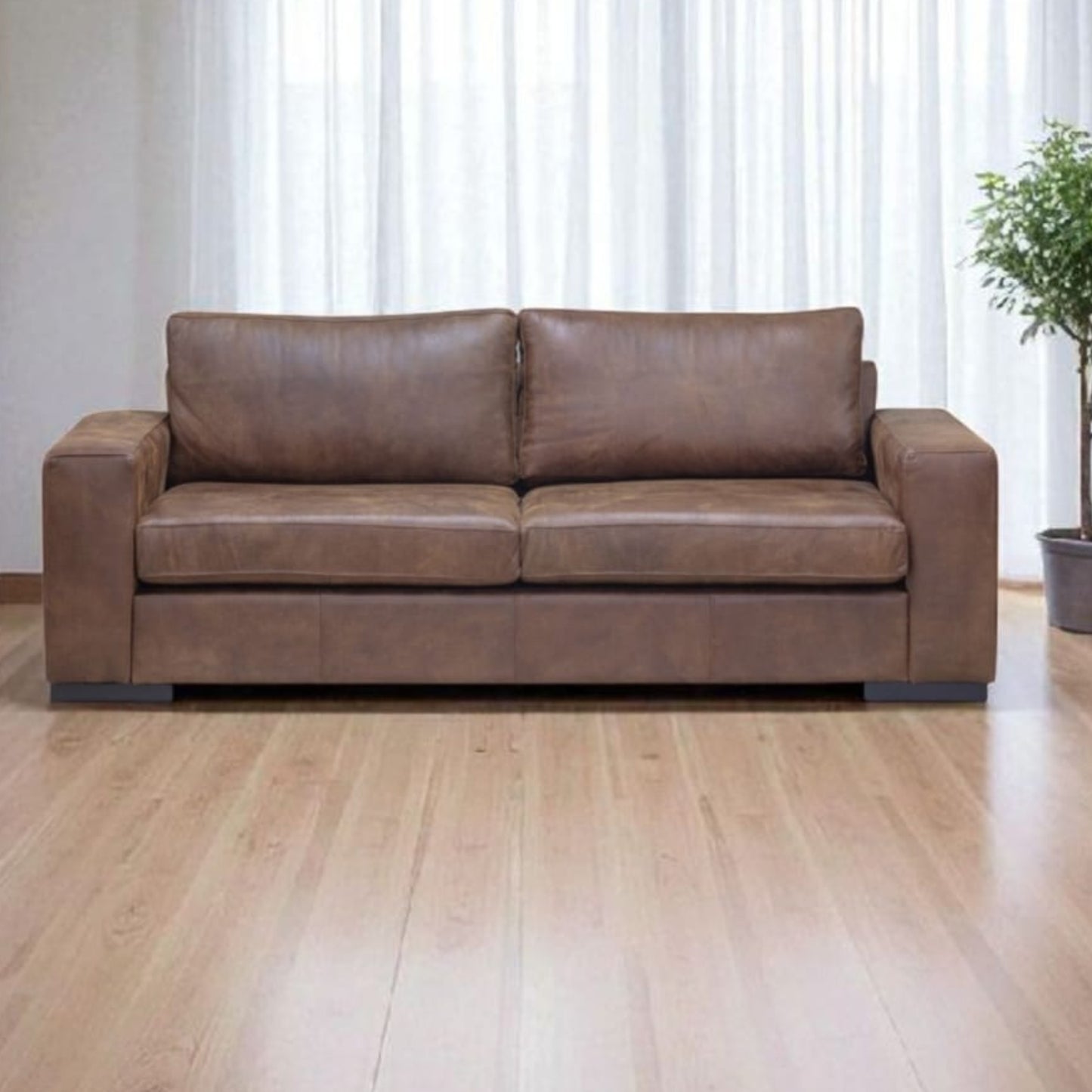Swellendam Couch - Genuine Leather