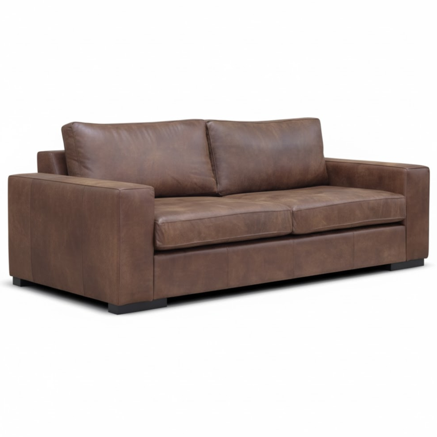 Swellendam Couch Genuine Leather - Ismails Furnishers